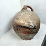 Old round stoneware jug