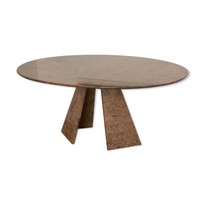 table à manger marbre rouge