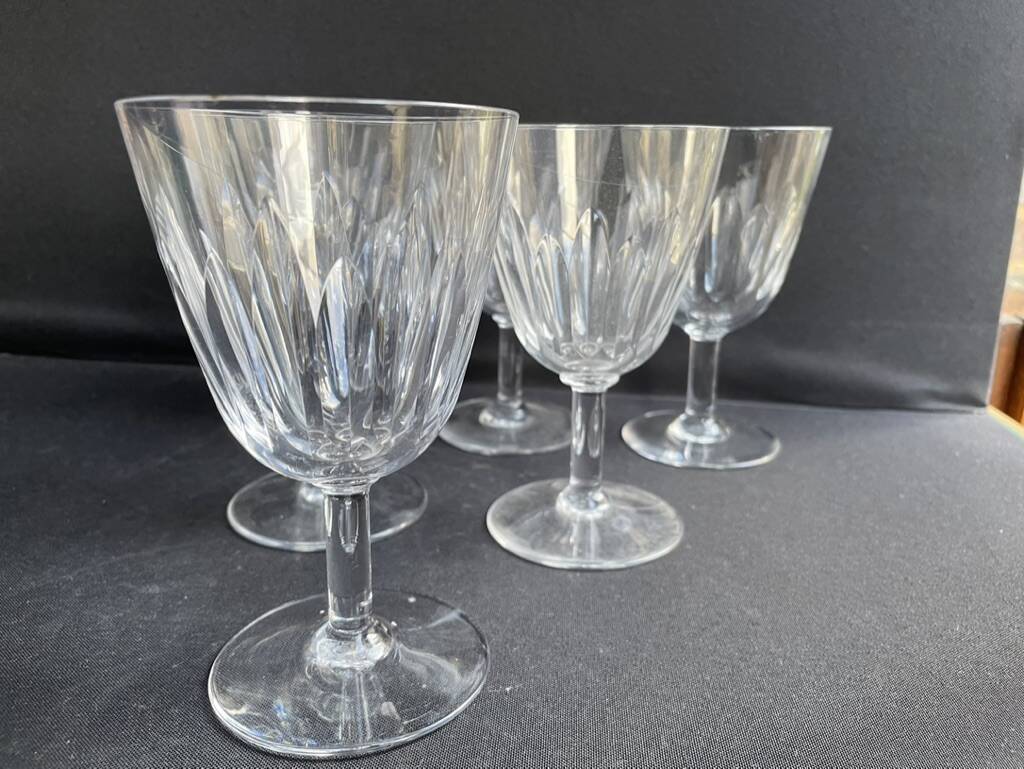 6 verres à eau baccarat service casino