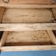 Marble buffet with interior drawer