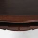 Elegant antique French card table in wood with 2 drawers, ca. 1900