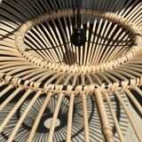 Suspension rattan saucer iron frame D:120 H:60