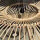 Suspension rattan saucer iron frame D:120 H:60