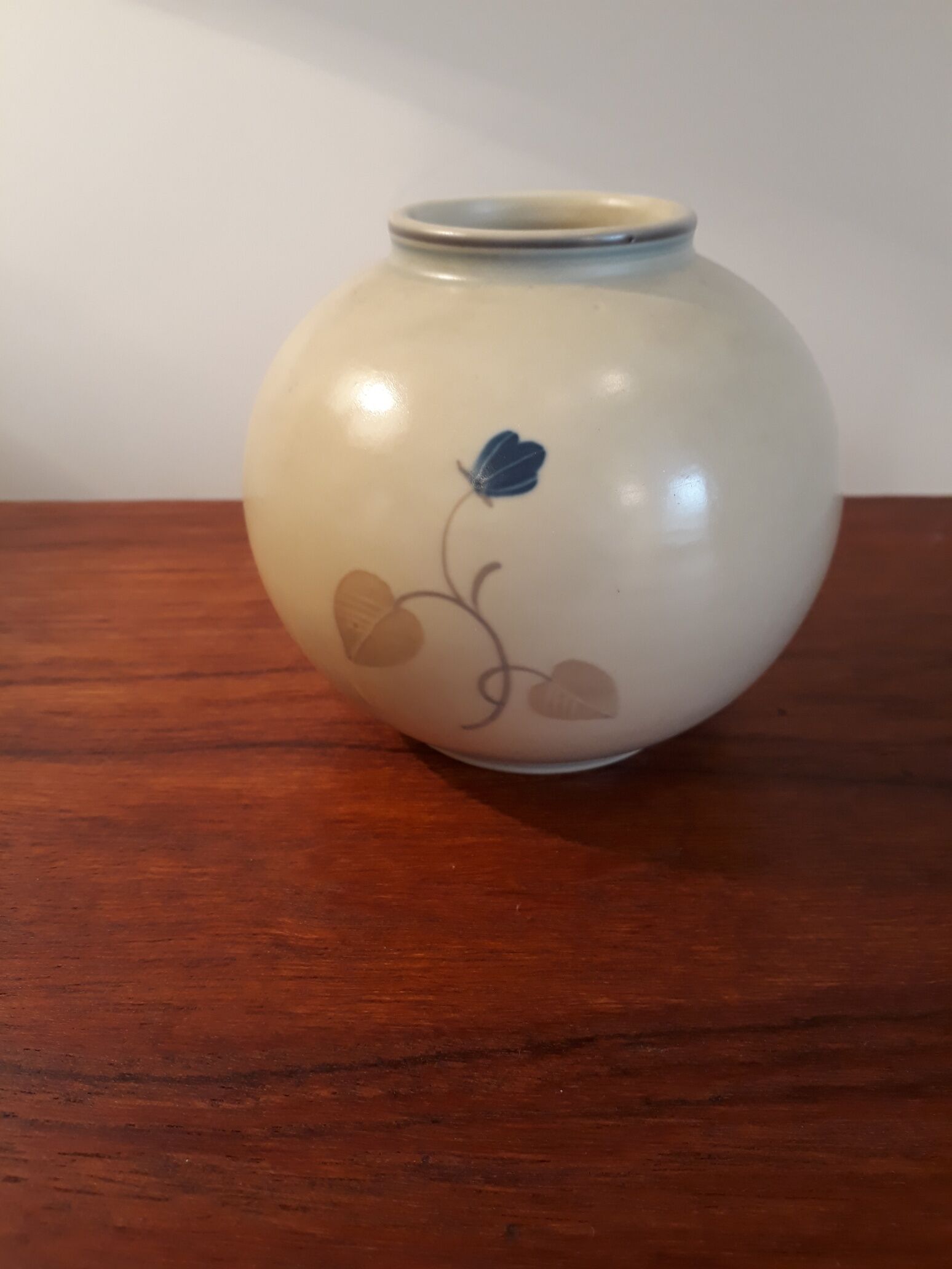 Danish vase with double decoration