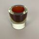 Multi-Color Murano Vetri Glass Sommerso Bowl Shell Ashtray Element, Italy, 1970s