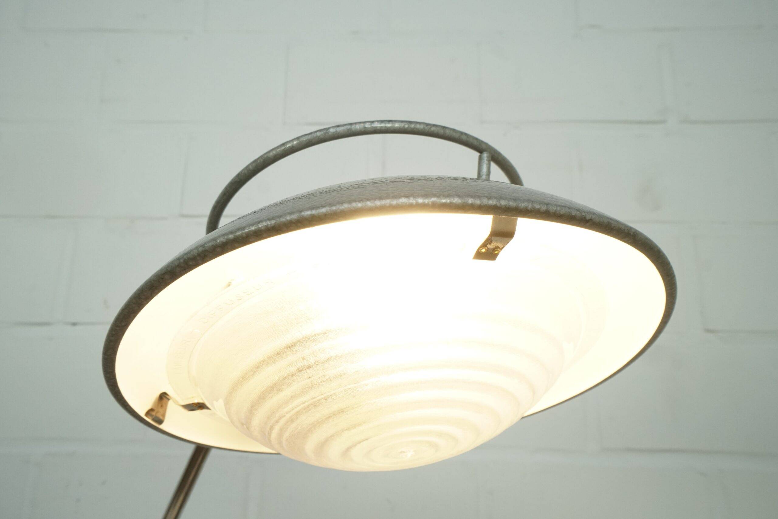 Fully adjustable Ferdinand Solere desk lamps