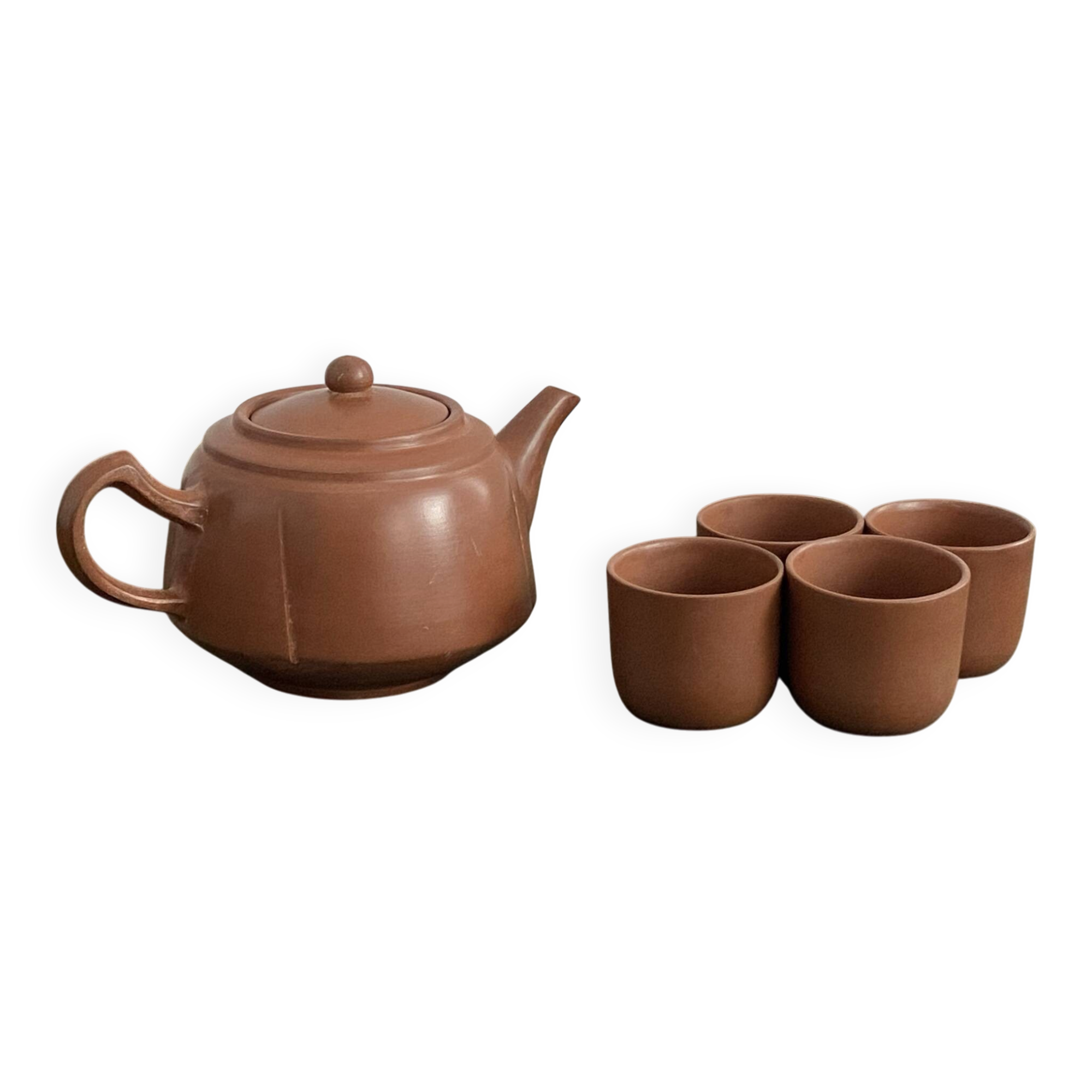 Terracotta tea set