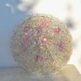 Amazing set of 2 Murano glass ceiling flower by Seguso for Venini