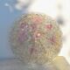 Amazing set of 2 Murano glass ceiling flower by Seguso for Venini