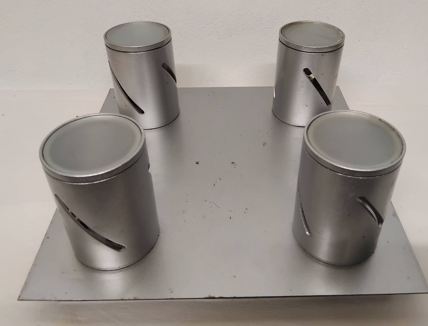 Paire de plafonnier en métal