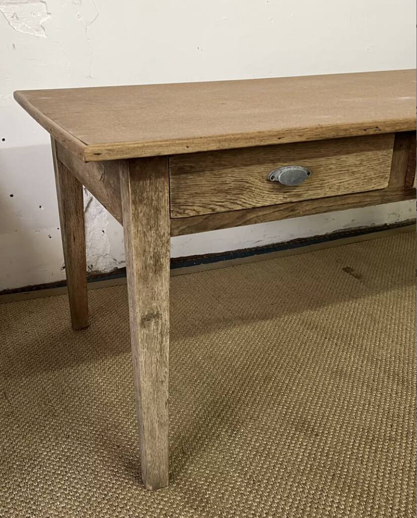 Vintage 3 Drawer Farmhouse Table