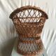 Ancien fauteuil enfant osier tressé vintage
