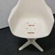 Vintage fiberglass swivel chair by Maurice Burke for Akana