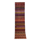 Tapis vintage turc de oushak tissé à la main 99x455 cm