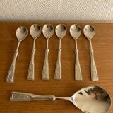 Service à dessert La S. Marco métal argenté et porcelaine