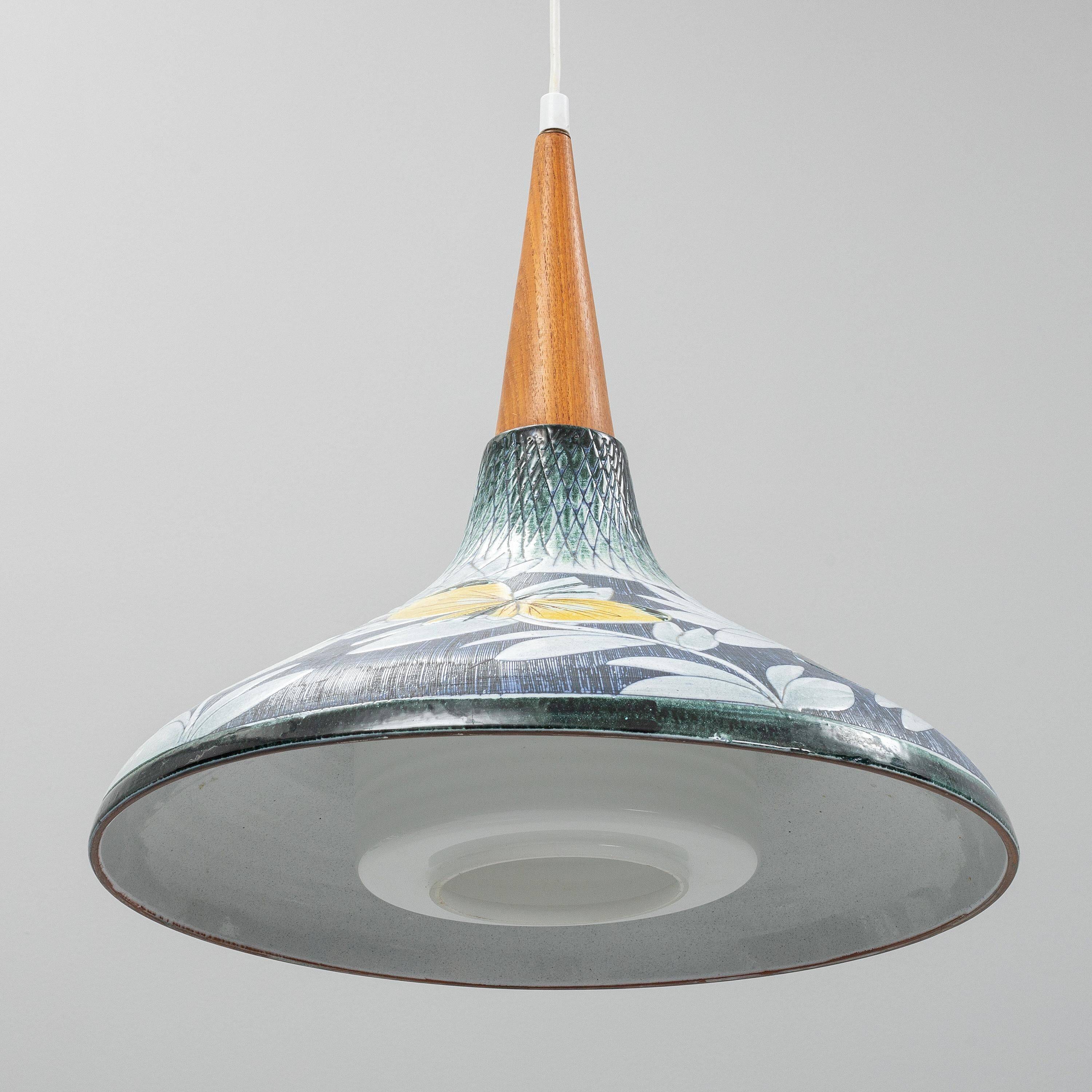 Suspension lamp Marian Zawadsky Lamp for Tilgman, Sweden, 1950