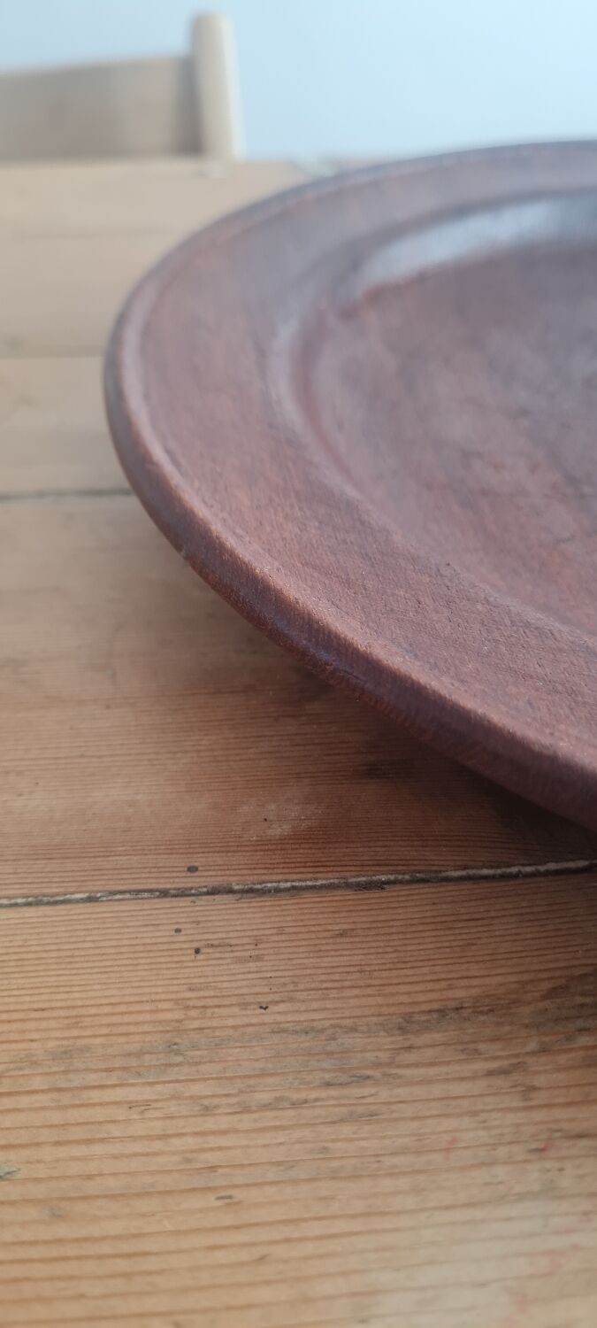 Solid teak top