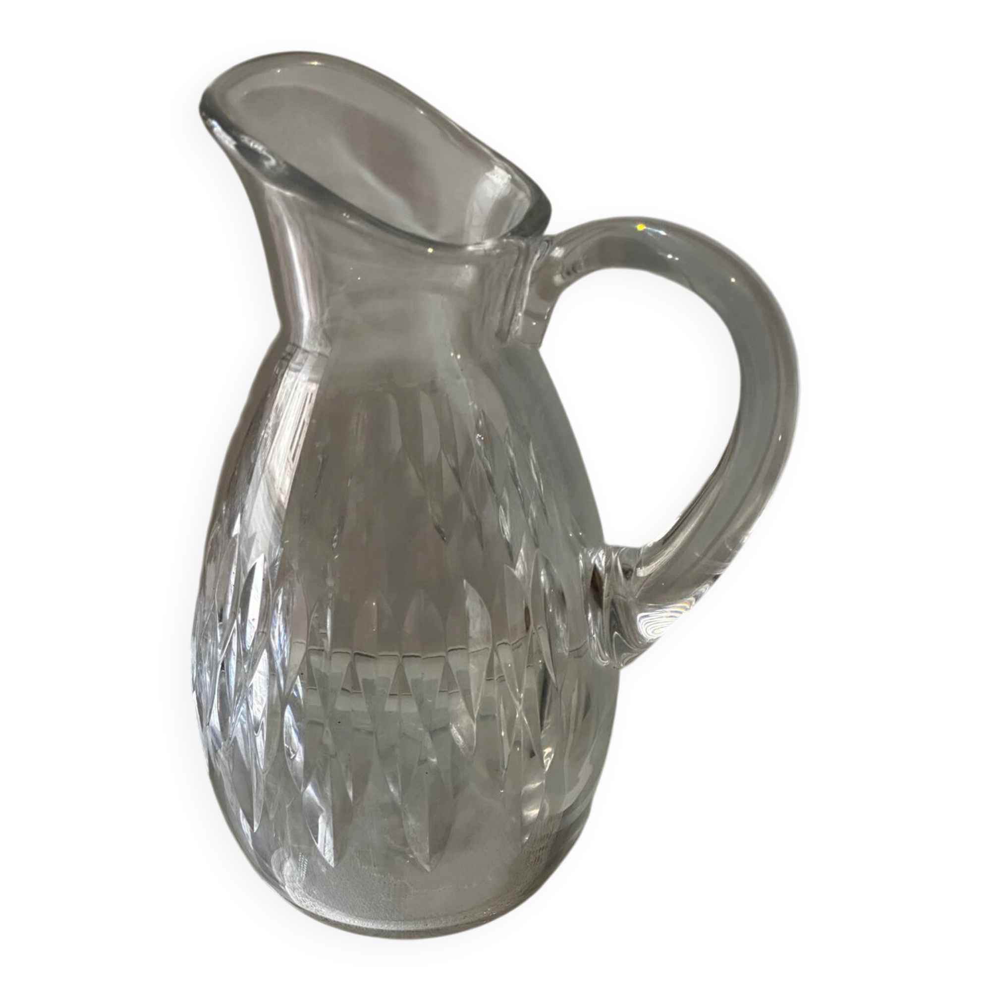 Baccarat Crystal Water Carafe Model Carcassonne Stamped