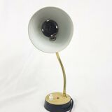 Former office lamp arm articulated in gold metal 50s