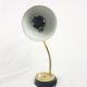 Former office lamp arm articulated in gold metal 50s