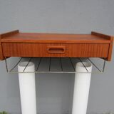 Scandinavian wall shelf with drawer