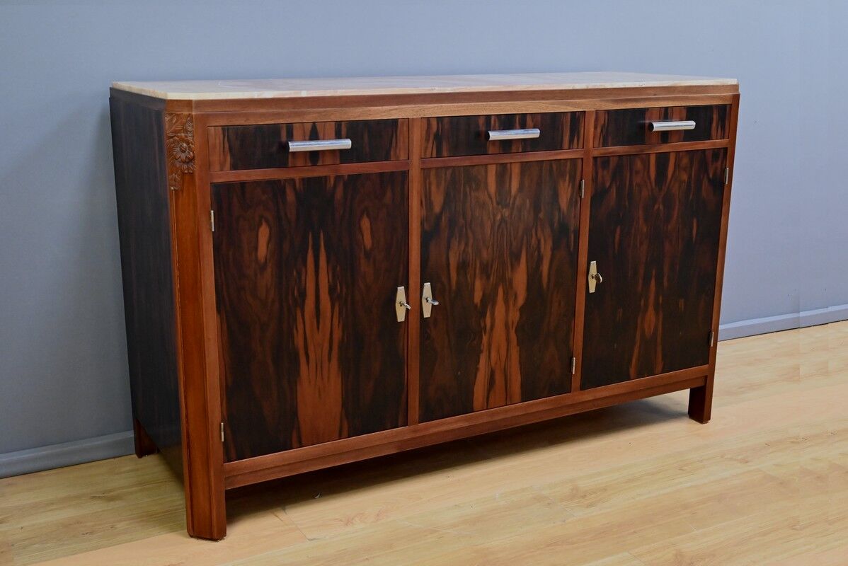Mahogany and rosewood enfilade, Art Deco – 1940