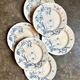 6 Gien ironstone dinner plates, "Rinceaux" service no. 1