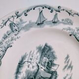 Flat plate Delph iron earth early twentieth century