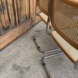 2  Mid century modern Cesca chairs Marcel Breuer