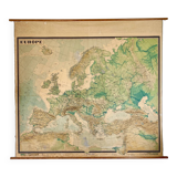 Affiche carte de l'Europe