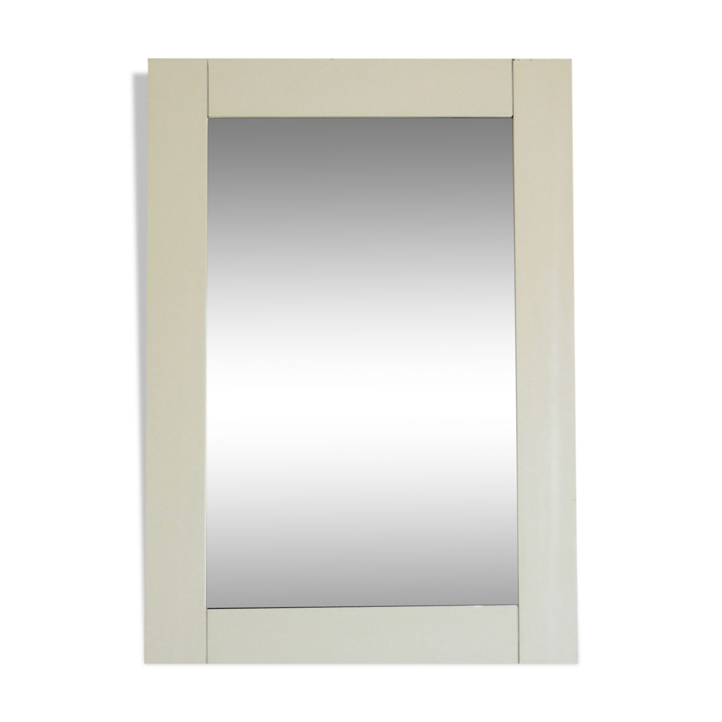 1950 vintage wood mirror 70x100cm