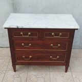 Louis XVI style mahogany chest of drawers