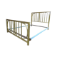Antique brass bed in 140