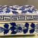 Rectangular Asian porcelain pillbox