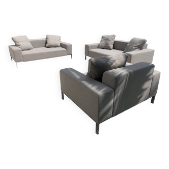 Ensemble canapés et fauteuil Zanotta