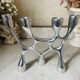 Vintage aluminium cast iron candlestick
