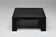 1970s Italian black fibreglass square coffee table