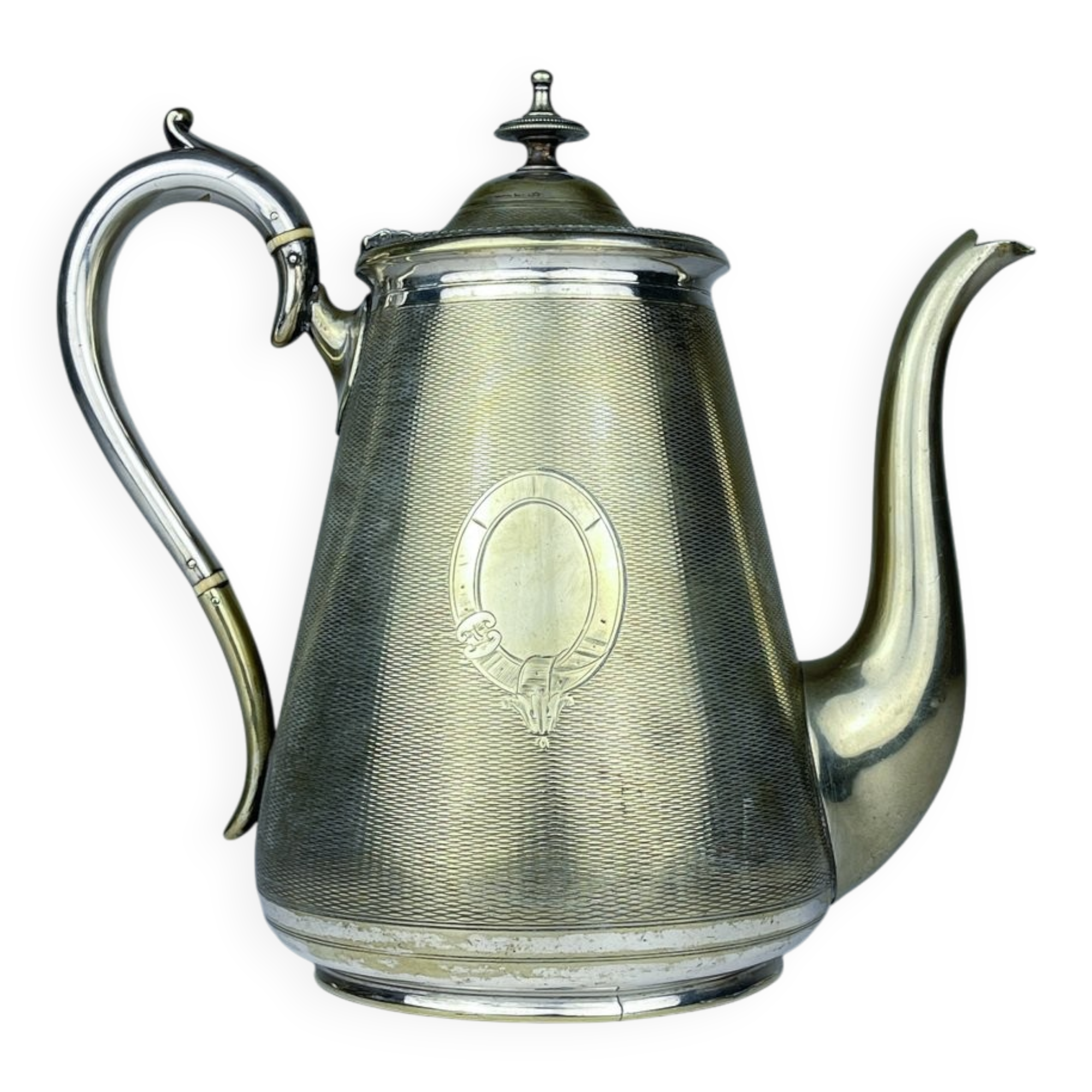 Silver-plated coffee pot by Benetfink & Co.
