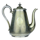 Silver-plated coffee pot by Benetfink & Co.