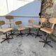C high industrial architect swivel chair, industrial adjustable seat height and backrest