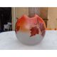 Round vase in glass paste by Legras, Nancy School