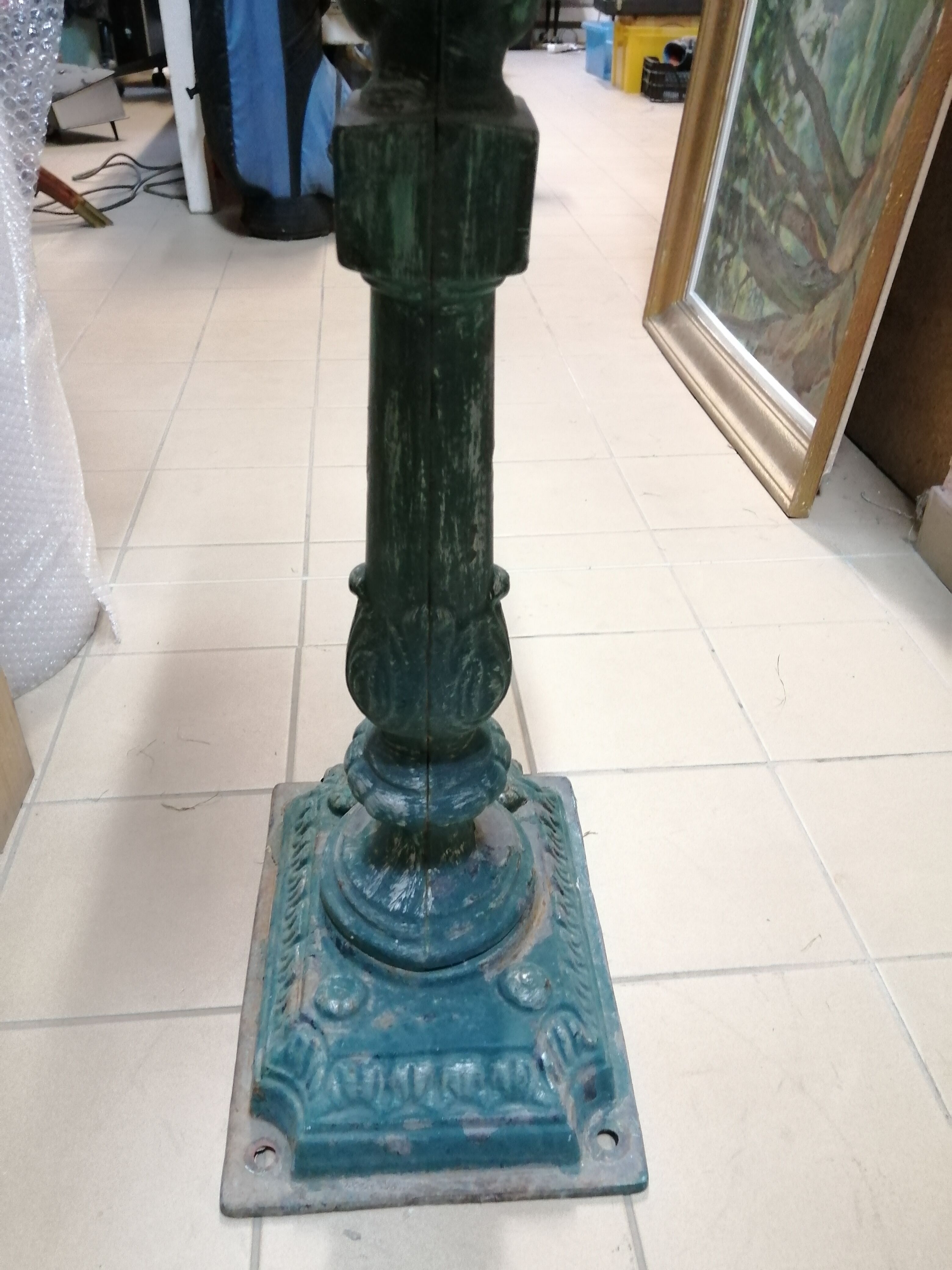 Old cast iron mailbox "Relais de Poste"