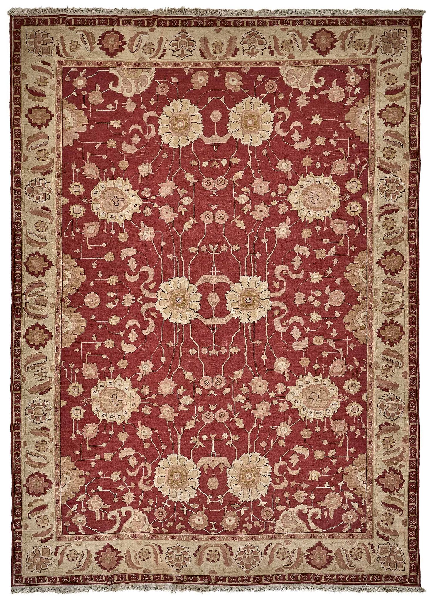 Turkish Handknotted Wool Oushak Rug 373 cm x 507 cm