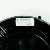 Large Space Age Mushroom Opaline Glass Table Lamp from Limburg, 1960s/1970s