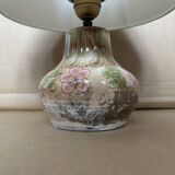 Lampe en céramique ancienne signée