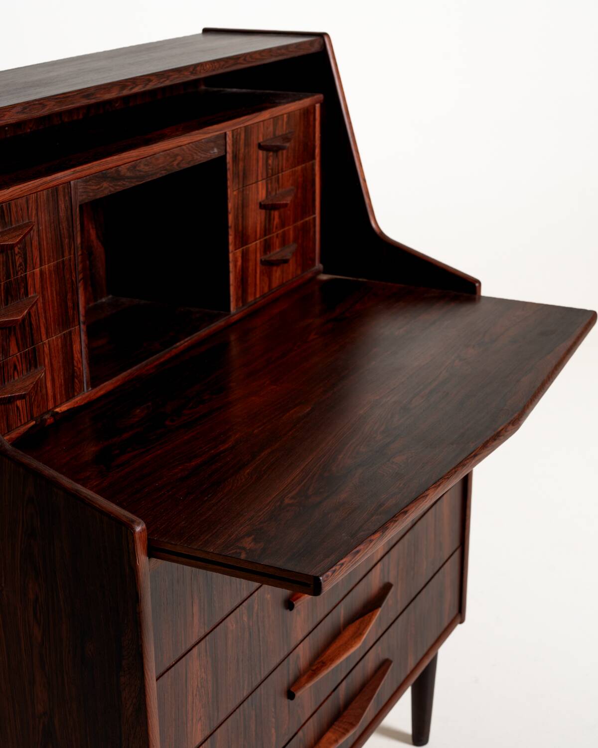 Danish rosewood secretary, 1950s/1960s