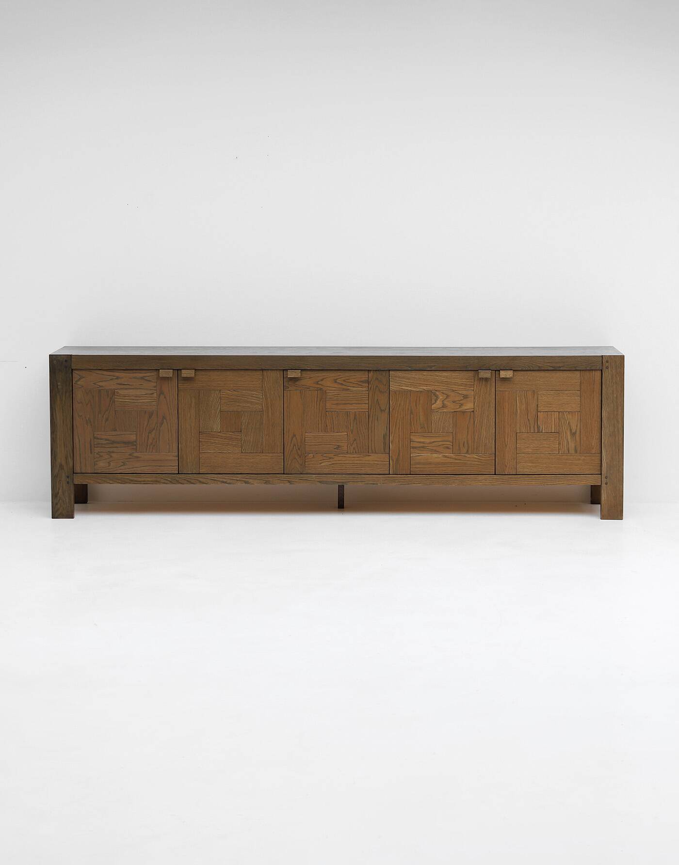 Enfilade cinq portes brutaliste Defour des années 1960