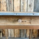 Table en bois et métal