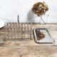 Silver metal toast door