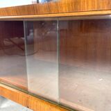 Wardrobe mirror with base cabinet in art deco style